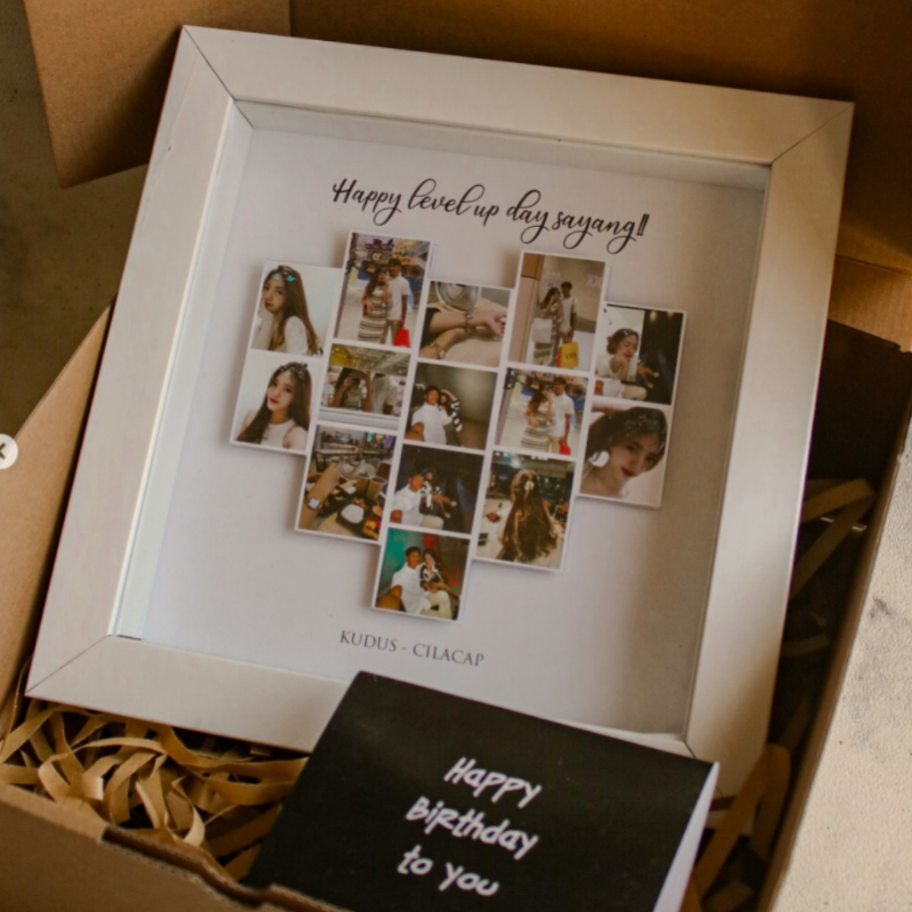 Sehari Jadi | Pop Up 3D Frame / Love 3D Frame / Custom Frame / COstum 3D Frame