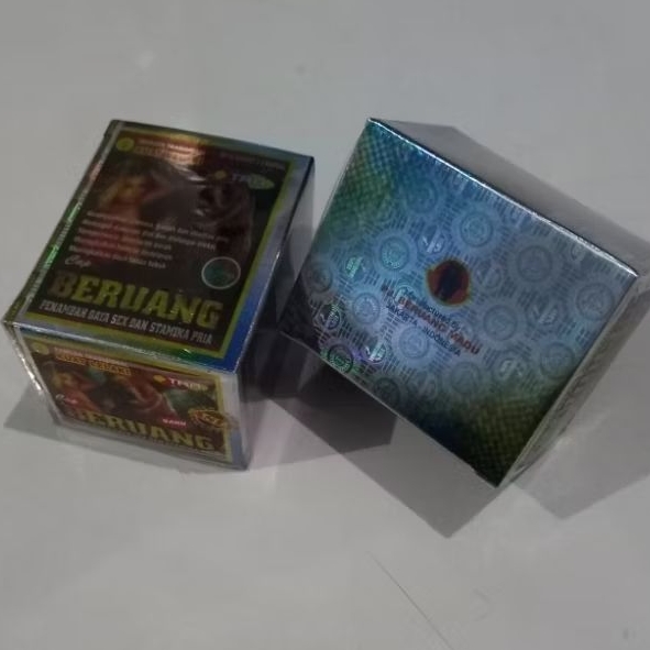 

Kemasan karton metalik isi 10 bungkus merk BR