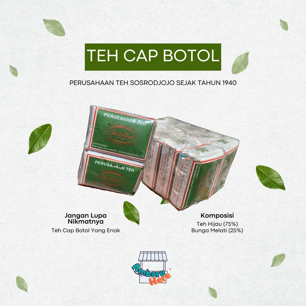 

GROSIR Teh cap botol | 1 pak isi 10