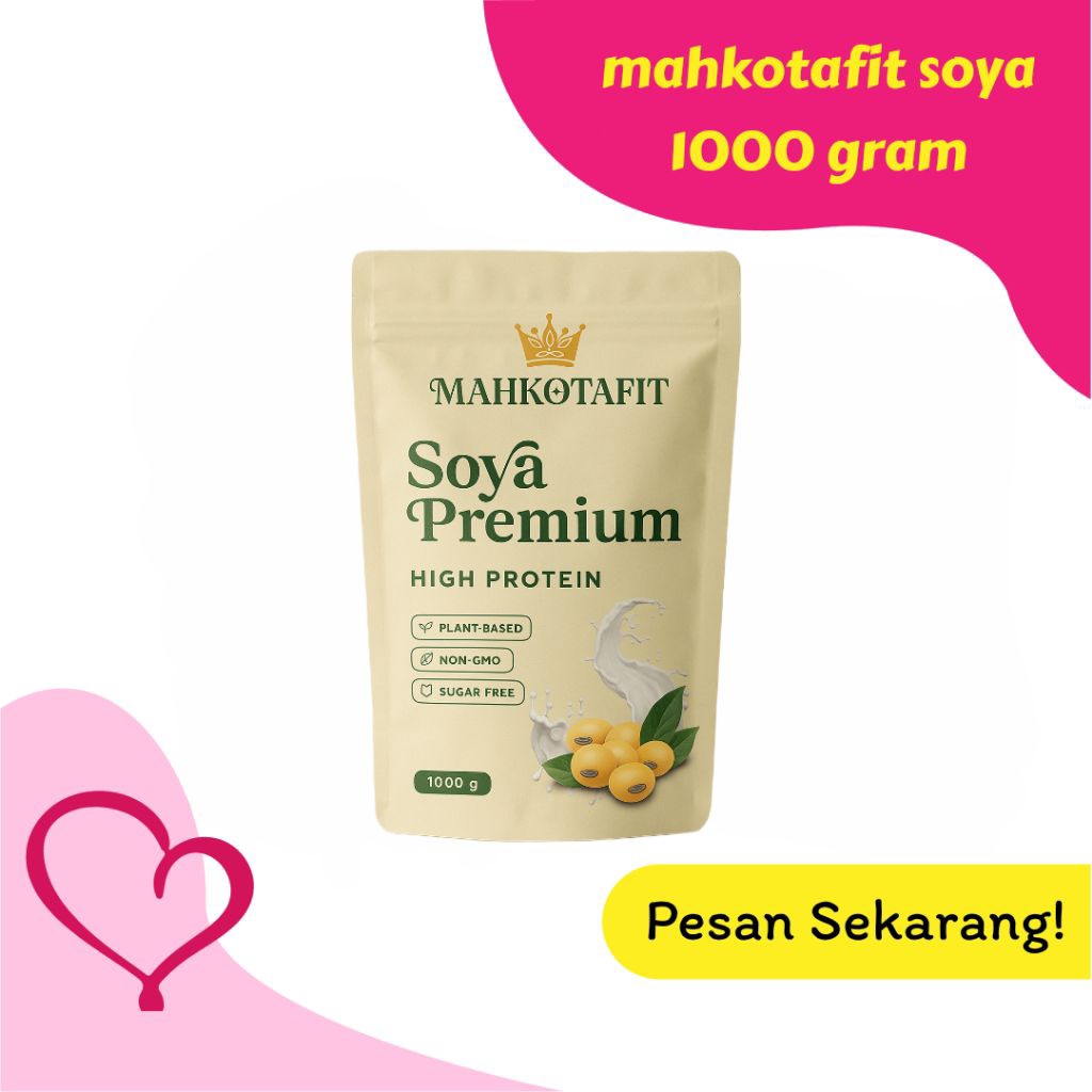 

Mahkotafit bubuk kedelai whey soya murni premium 1000gr