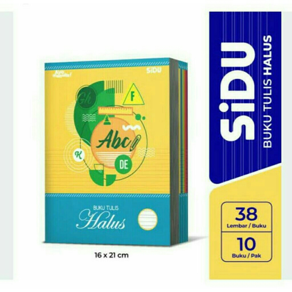 

Sidu halus 38 1 pak isi 10 buku