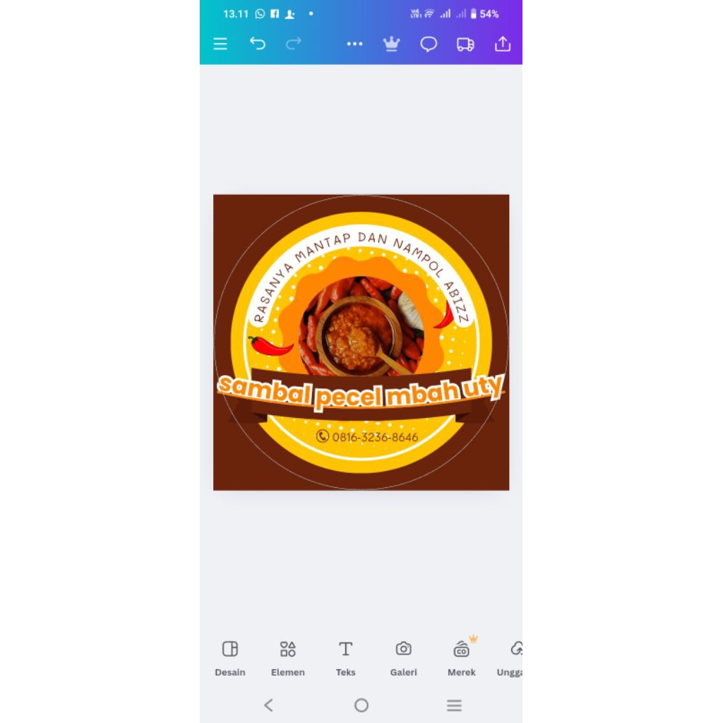 

sambel pecel mbah uty