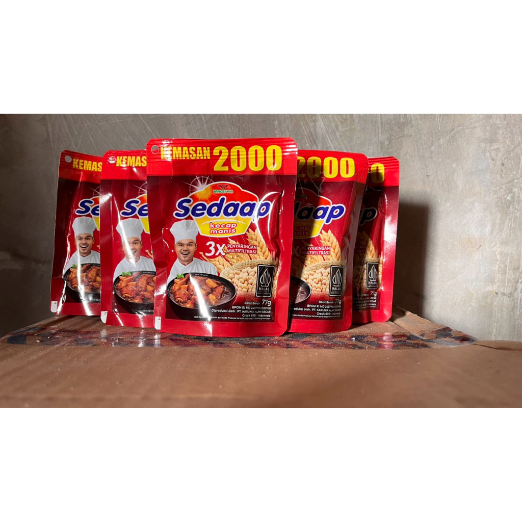 

1 karton kecap sedap 2000 isi 48pcs