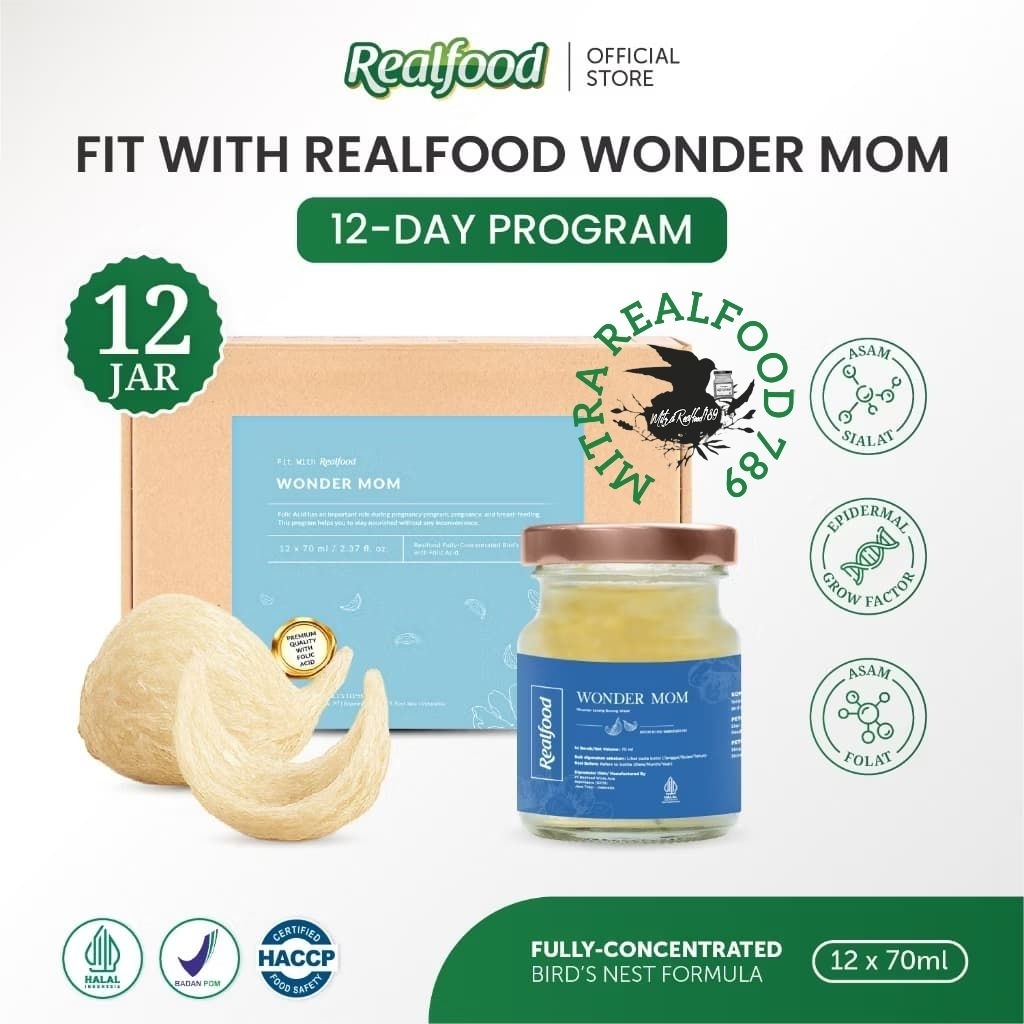 

Realfood Wonder Mom 6 Botol & 12 Botol Diskon Harga ( Minuman Sarang Burung Walet )