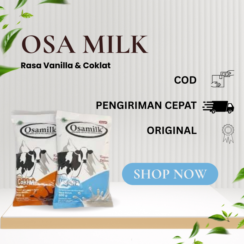 

Osamilk Susu Sapi Kaya Akan Nutrisi Susu Penggemuk Badan 500 Gram / Susu Penggemuk Badan