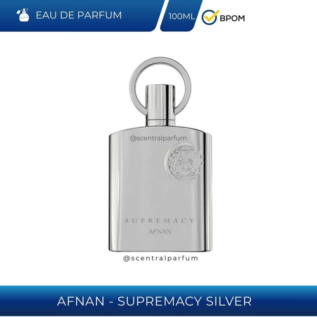 Afnan Supremacy Silver Parfum EDP 150 ML Parfum Pria