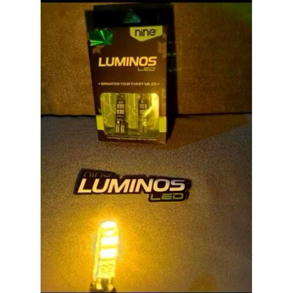 BEST DEALS [COD]LAMPU LED LUMINOS T10 15 MATA SENJA SEIN SEN PELAT KEDIP KEDIP TAHAN PANAS LUMINOSA