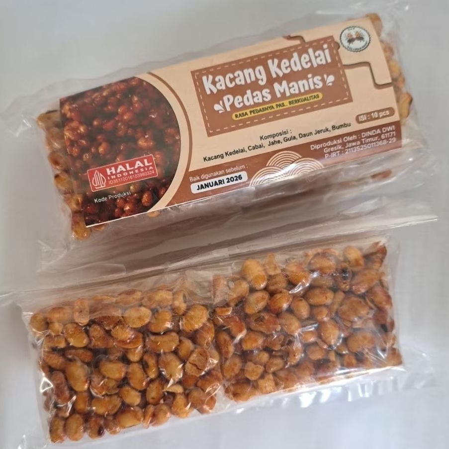 

1 Pack - Kedelai Pedas Manis Camilan Bergizi