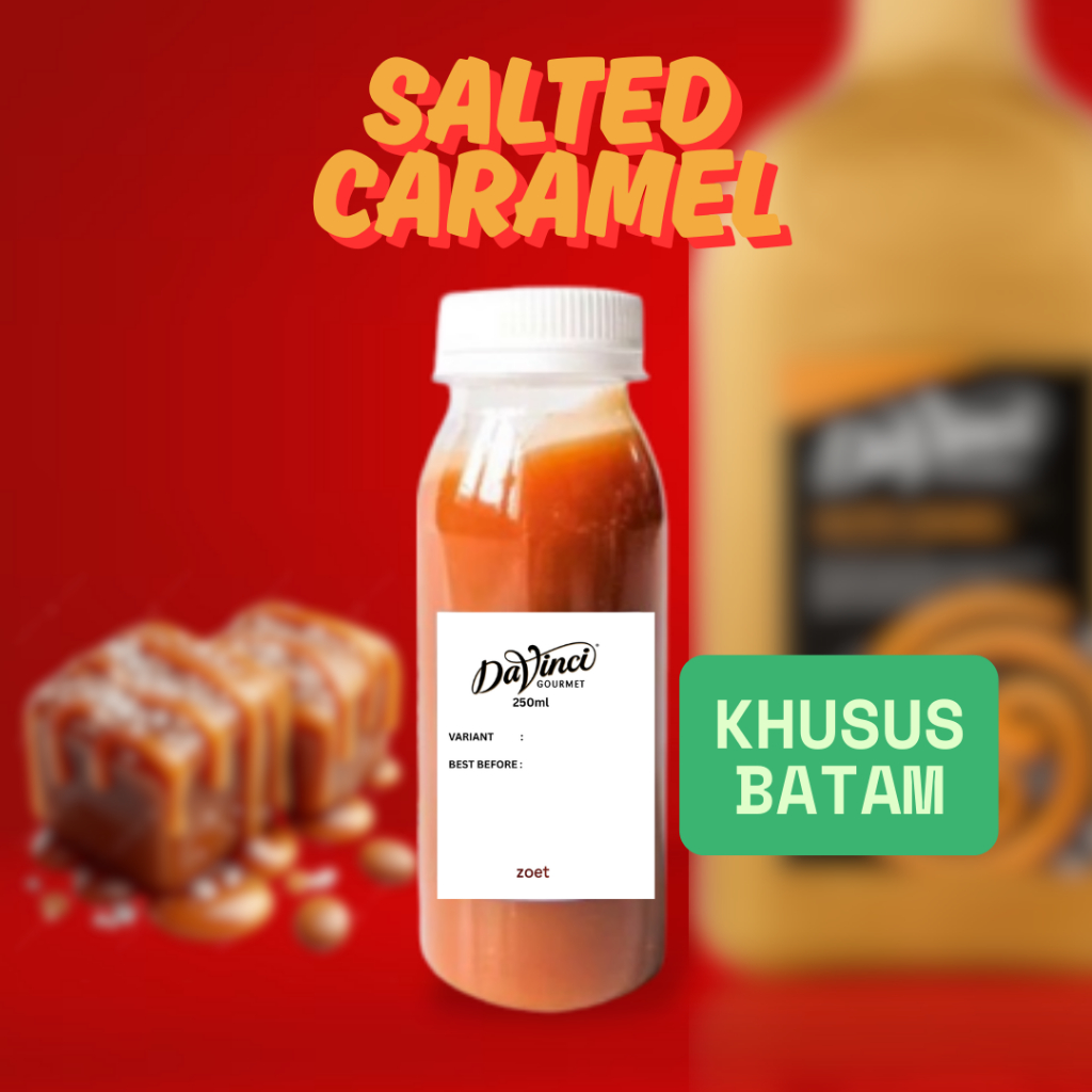 

Davinci Salted Caramel Sauce Repack 30ml 50ml 100ml 250ml (KHUSUS BATAM)