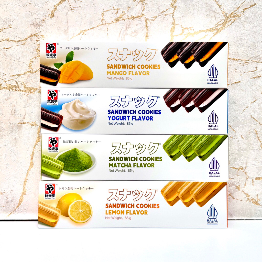 

[Fonack.Mart] New Flavour JGT Cocoa Cookies Sandwich Biskuit Snack Import