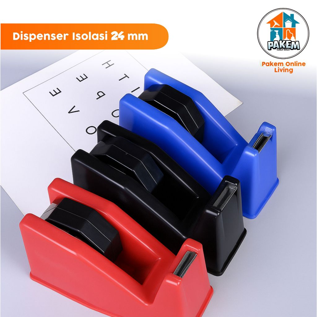 

Tape Dispenser Isolasi Tape Cutter Tempat Pemotong Lakban Solasi