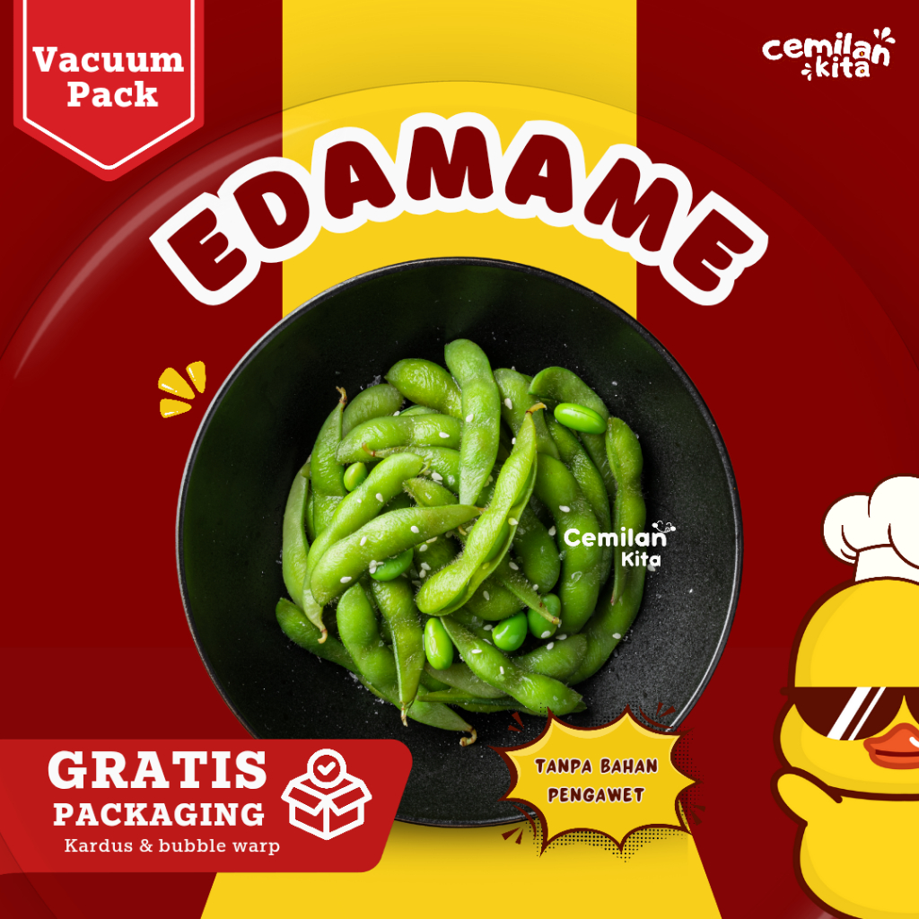 

Edamame Cemilan Ala Jepang - Edamame - Kedelai Jepang