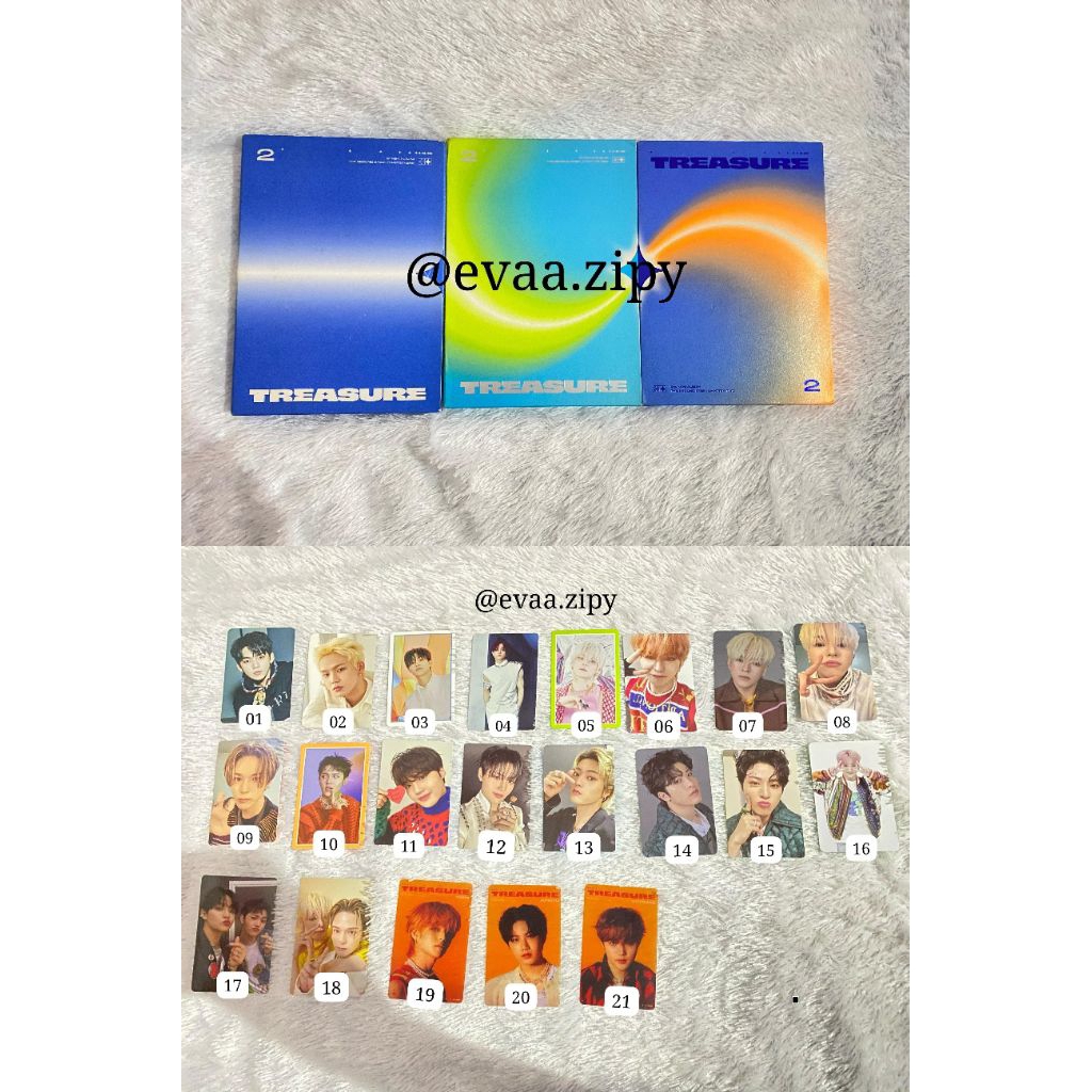 PHOTOCARD, PRELOVED ALBUM TREASURE OFFICIAL, PRELOVED/UNSEALED ALBUM TREASURE, PHOTOCARD TREASURE, P