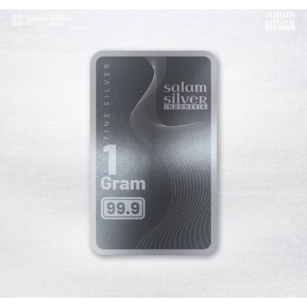 Perak murni batangan 1 gram