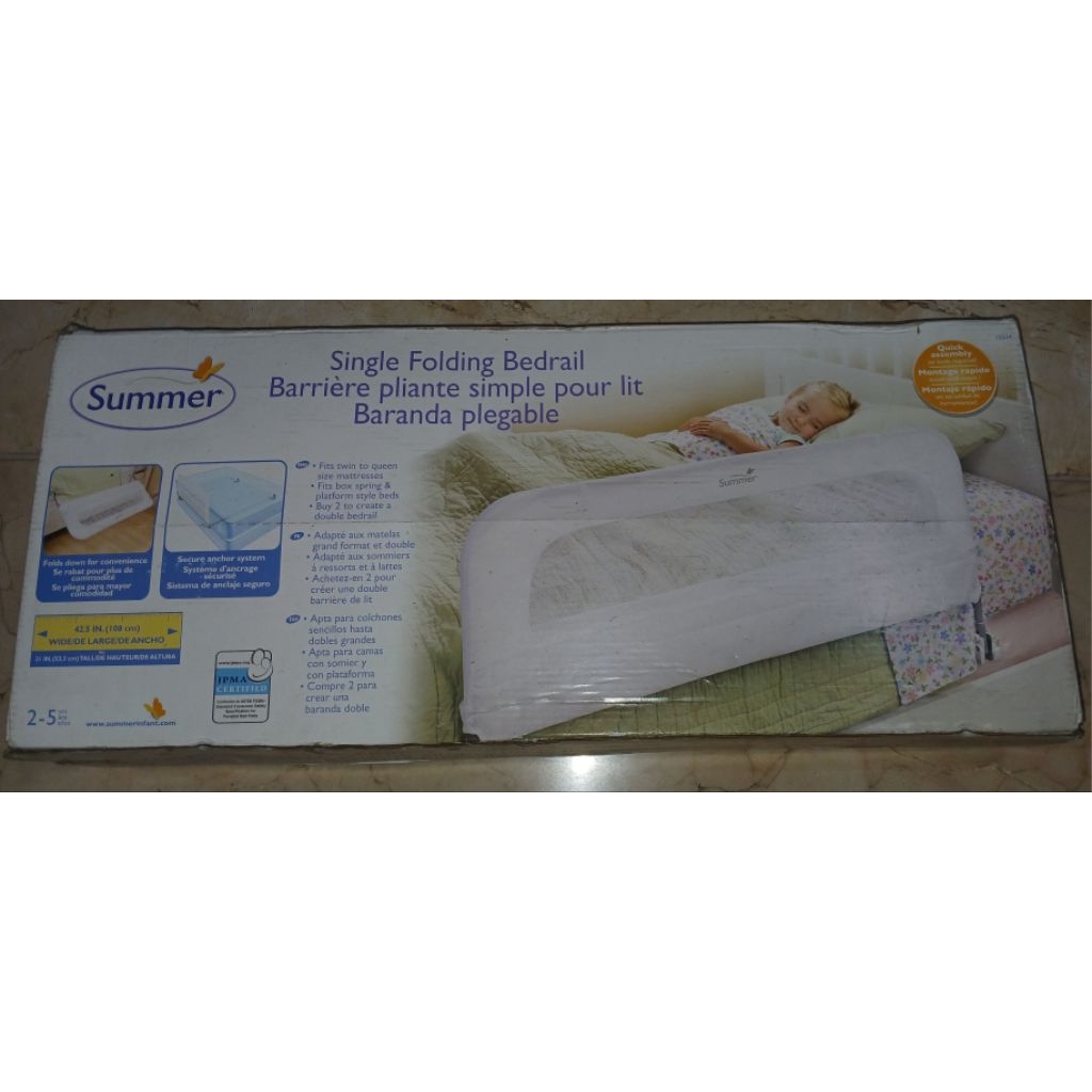 pembatas kasur pagar bayi summer