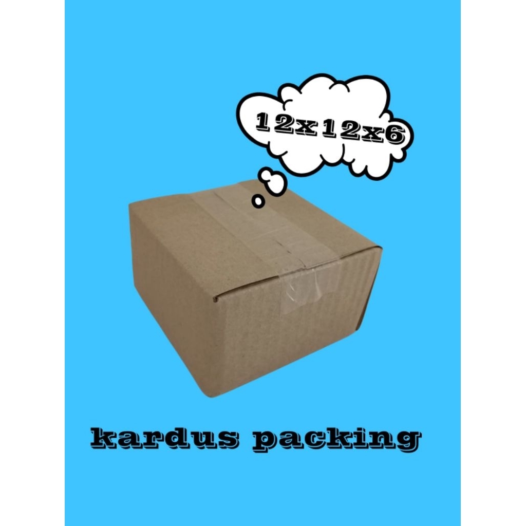 

kardus packing UK 12x12x6 kardus besar kardus kecil