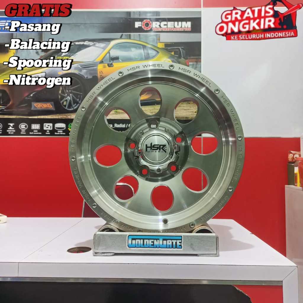 Velg mobil r16 pcd 5x114,3 hsr duffy cocok untuk xpander zenix rush xl7 dll