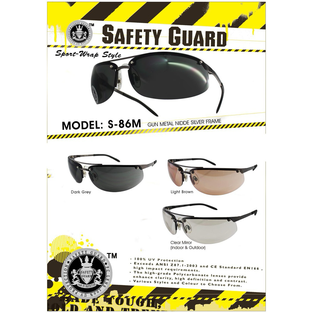 SAFETY GUARD S86 kacamata safety fashion ANSI Z87+