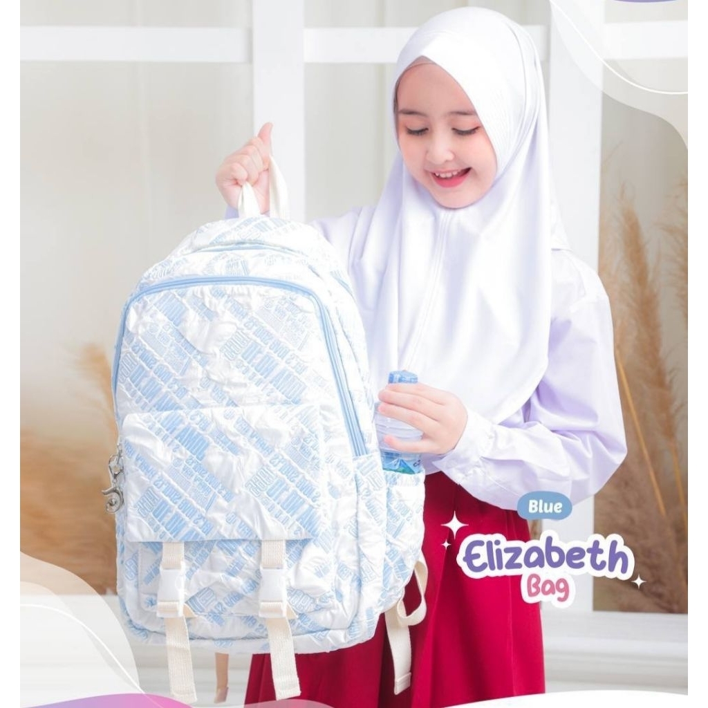 ELIZABETH Bag Tali Ori by DAFFI Hijab // tas ransel sekolah anak