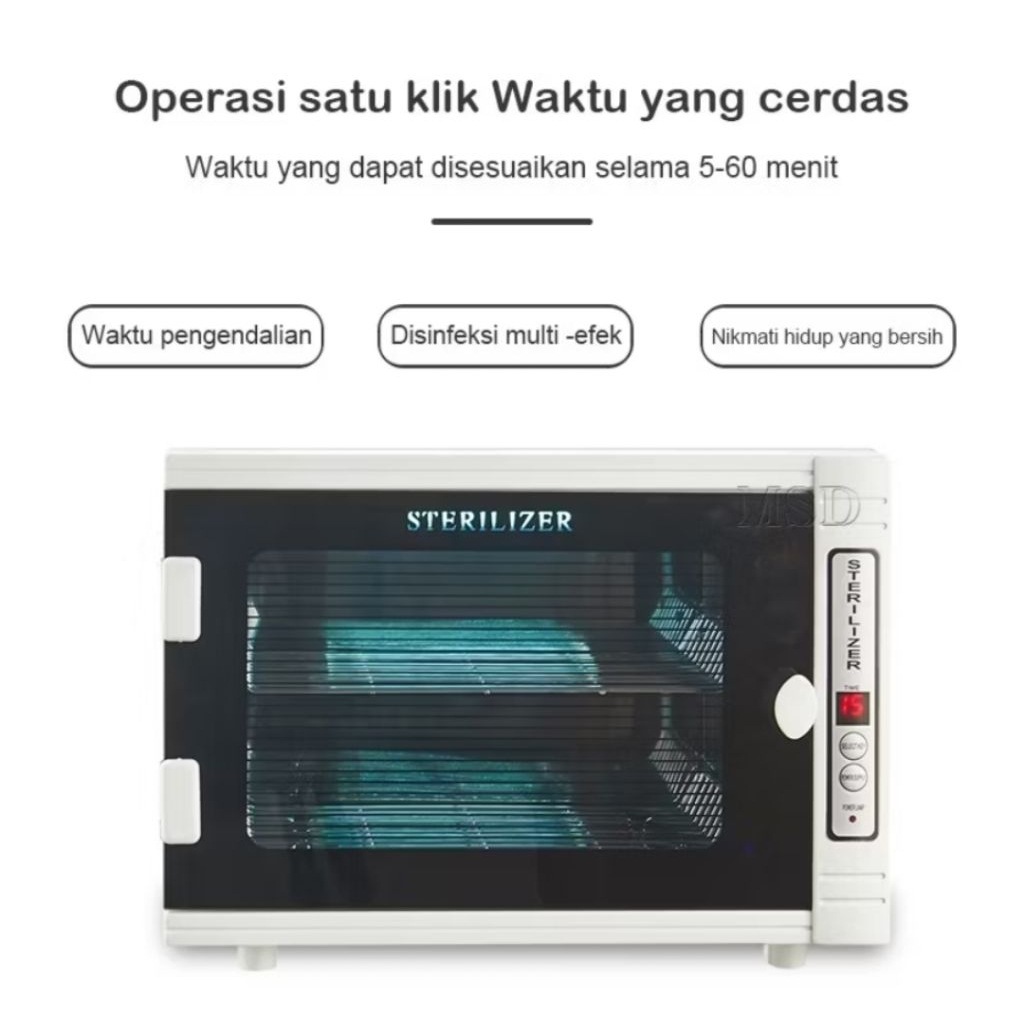 Lemari Sterilisator 1 pintu UV+Ozon