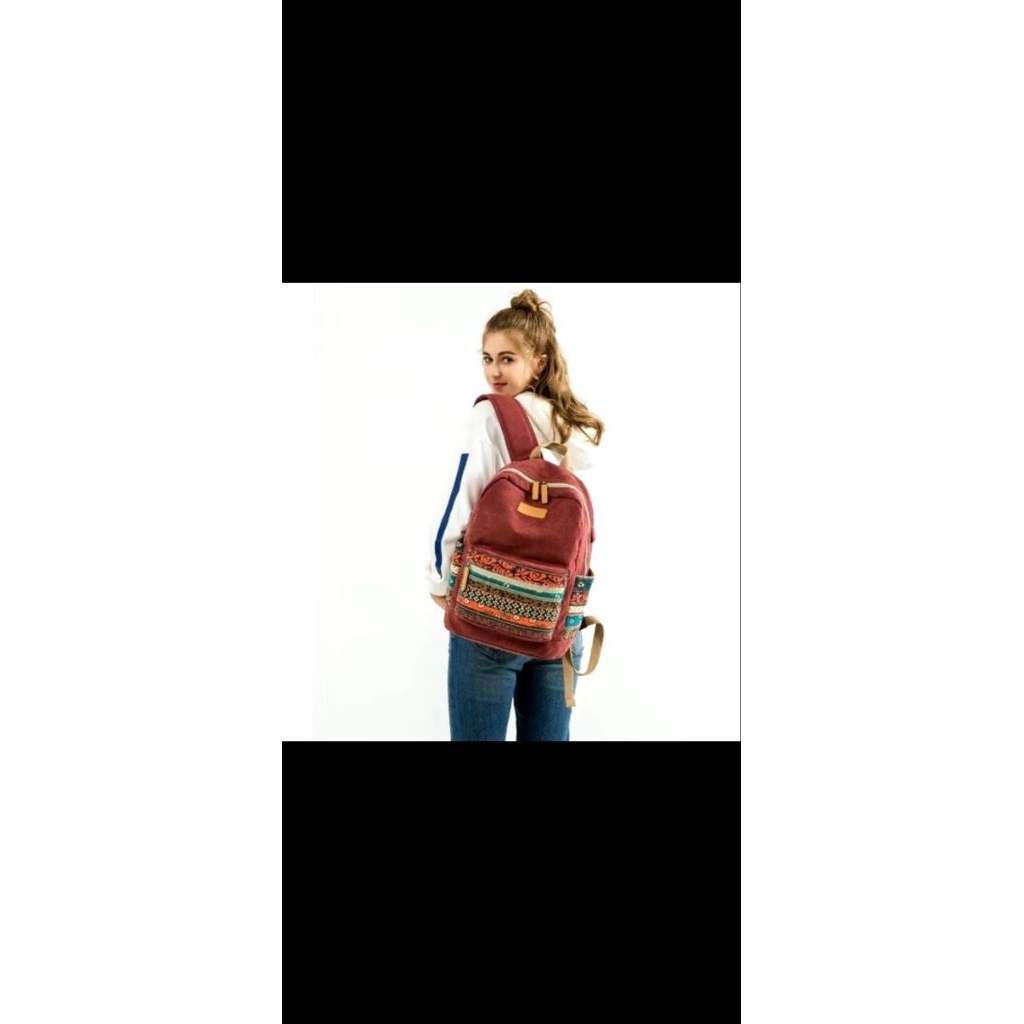 KINMAC Sogan Ransel Tas Laptop Backpack Pria Wanita Sekolah Kuliah Bag (Preloved)