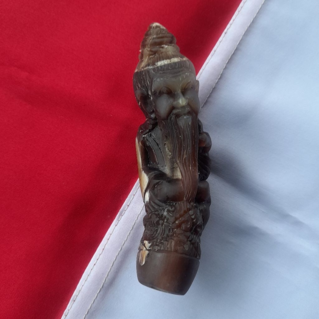 Handle keris model Sang Maha Guru sejati Maha resi , Deder keris , Gagang keris