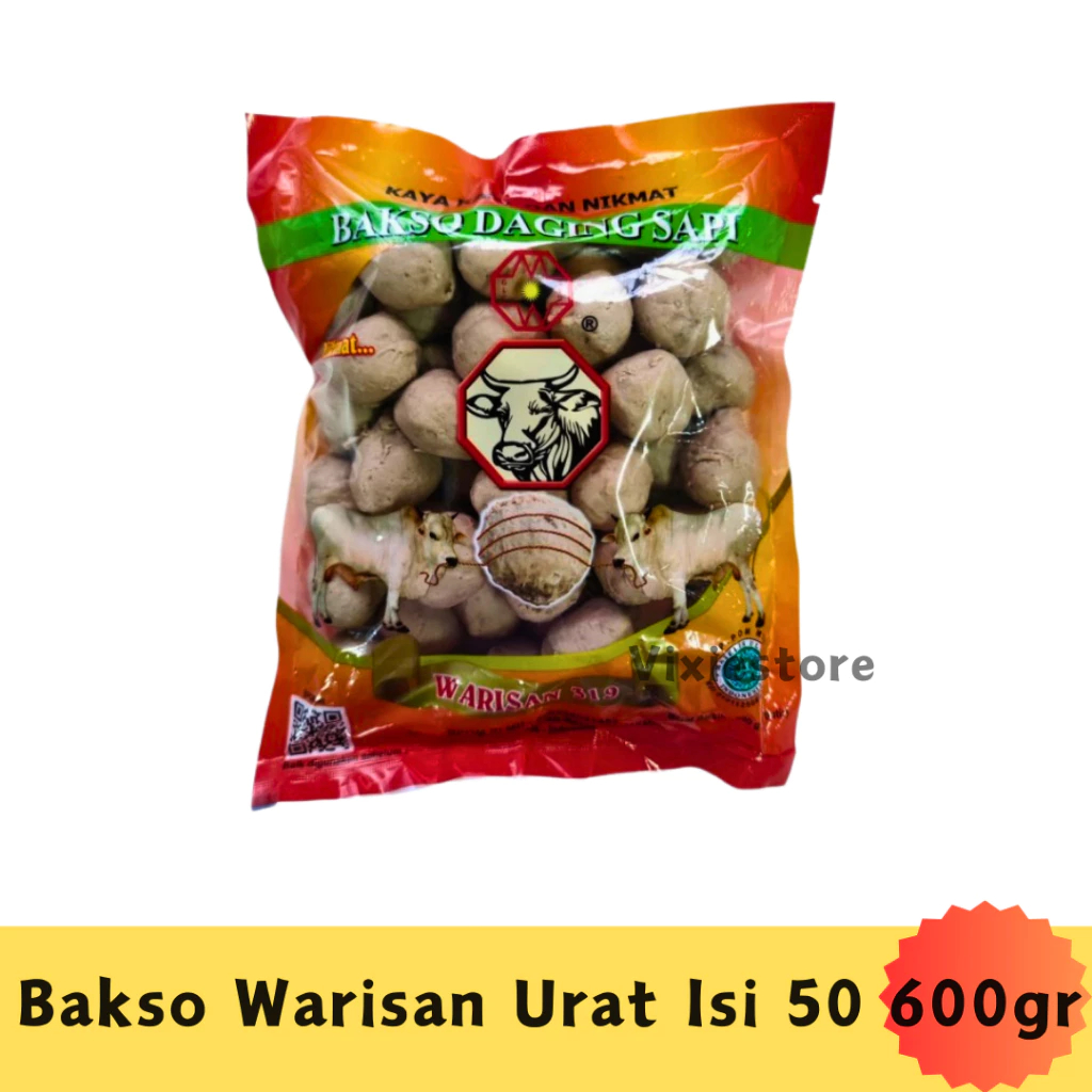 

Bakso Daging Sapi Warisan 319 Urat Isi 50 600gr