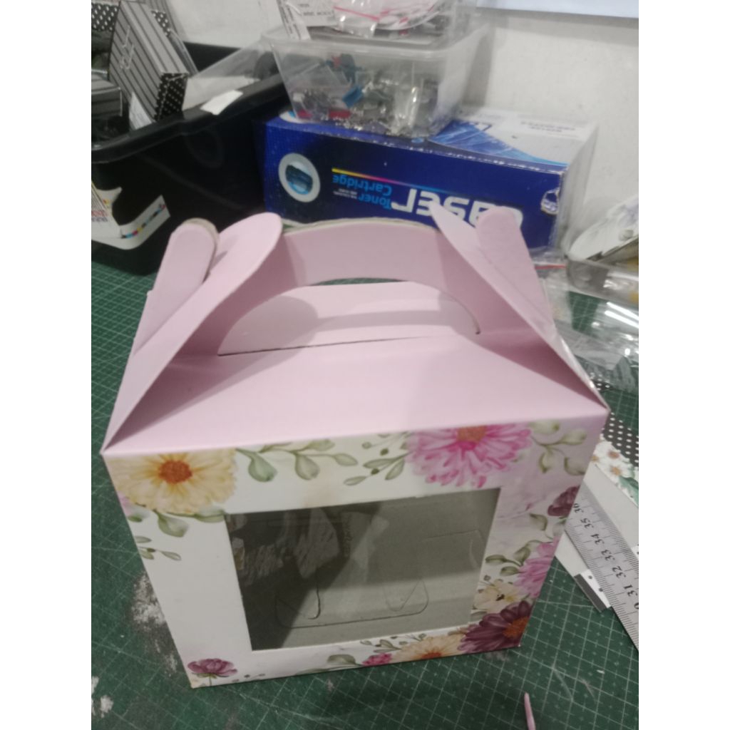 

Kardus untuk souvenir mangkok two tone (pink)
