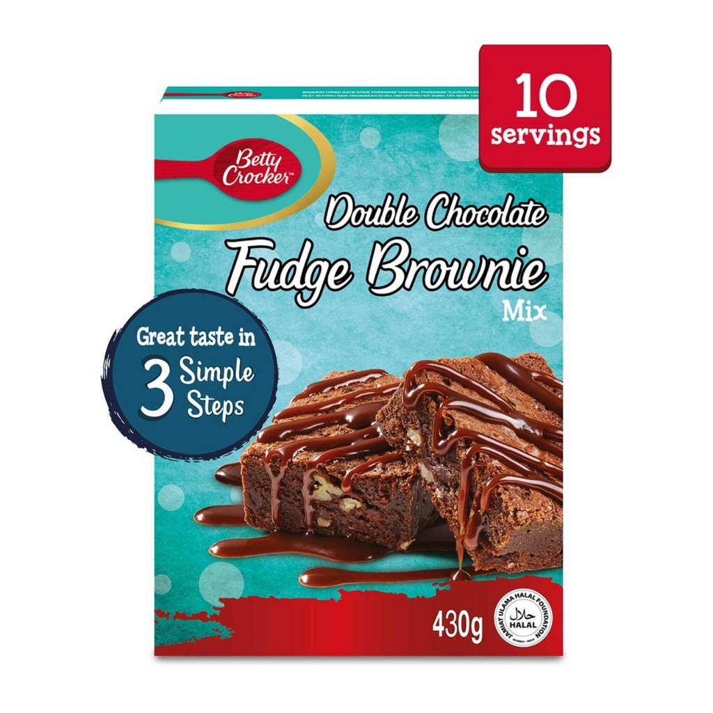 

(READY STOCK) Betty Crocker Fudge Double Chocolate Brownie Mix 430g