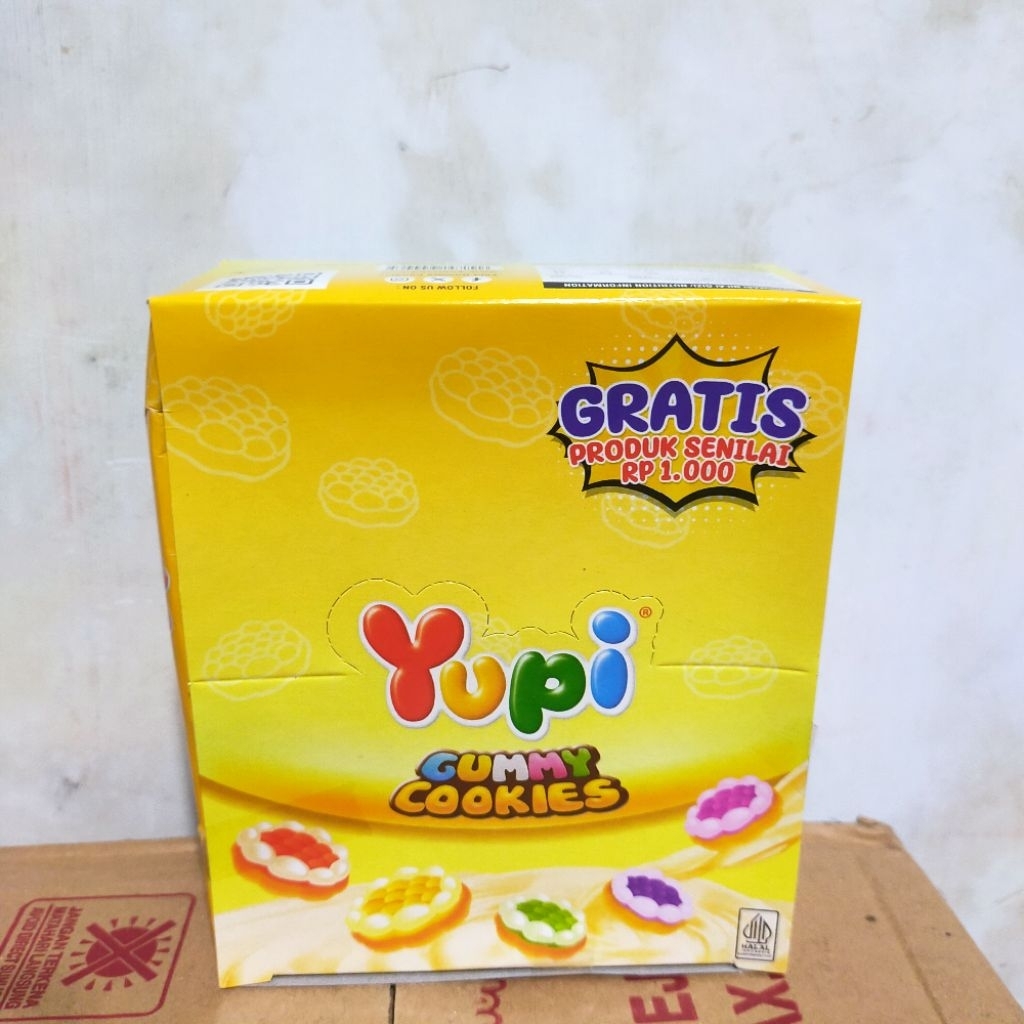 

Yupi gummy cookies isi 12x24