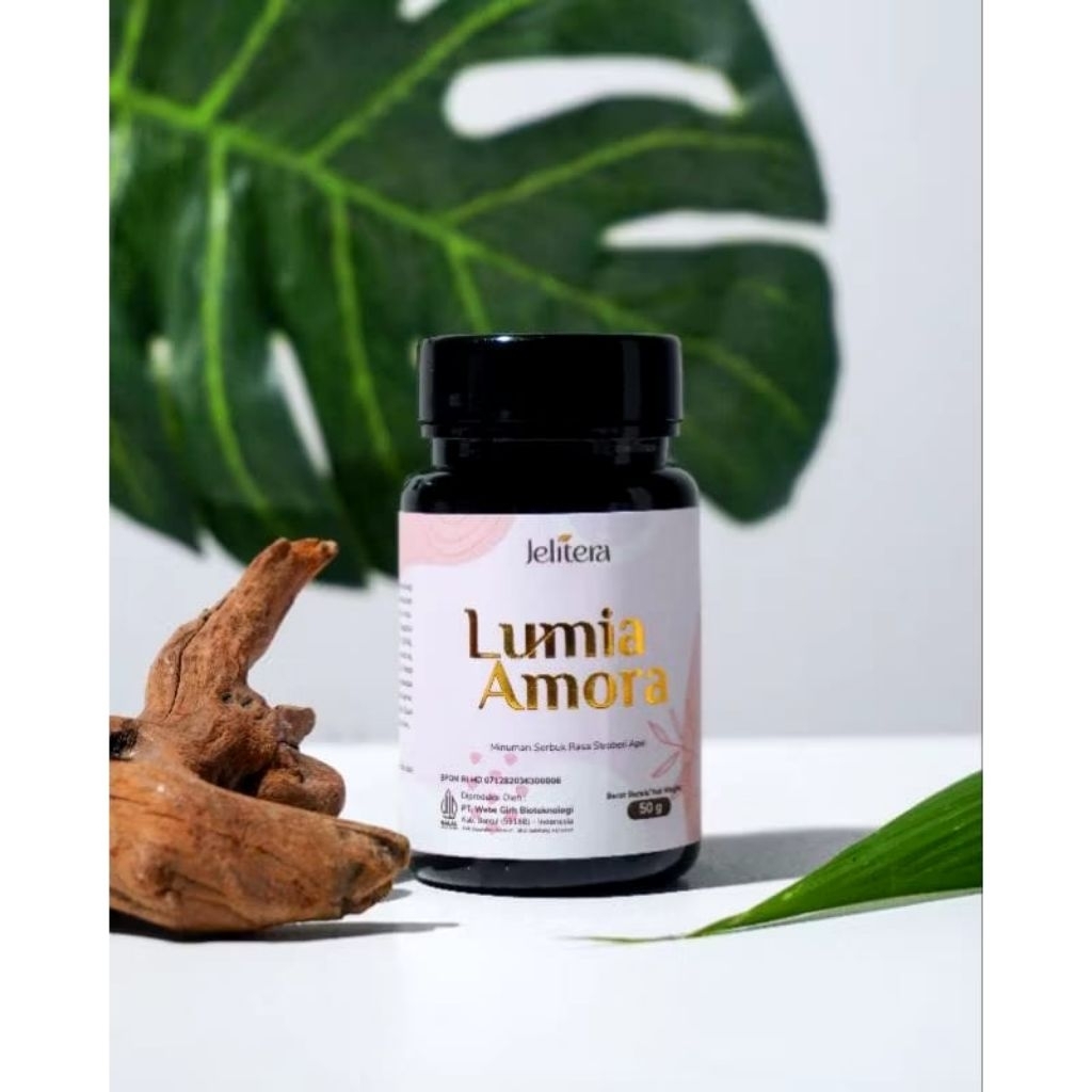JELITERA | LUMIA AMORA | PEMUTIH BADAN AMPUH | PEMUTIH BADAN PERMANEN | COLLAGEN DRINK RASA STROBERI