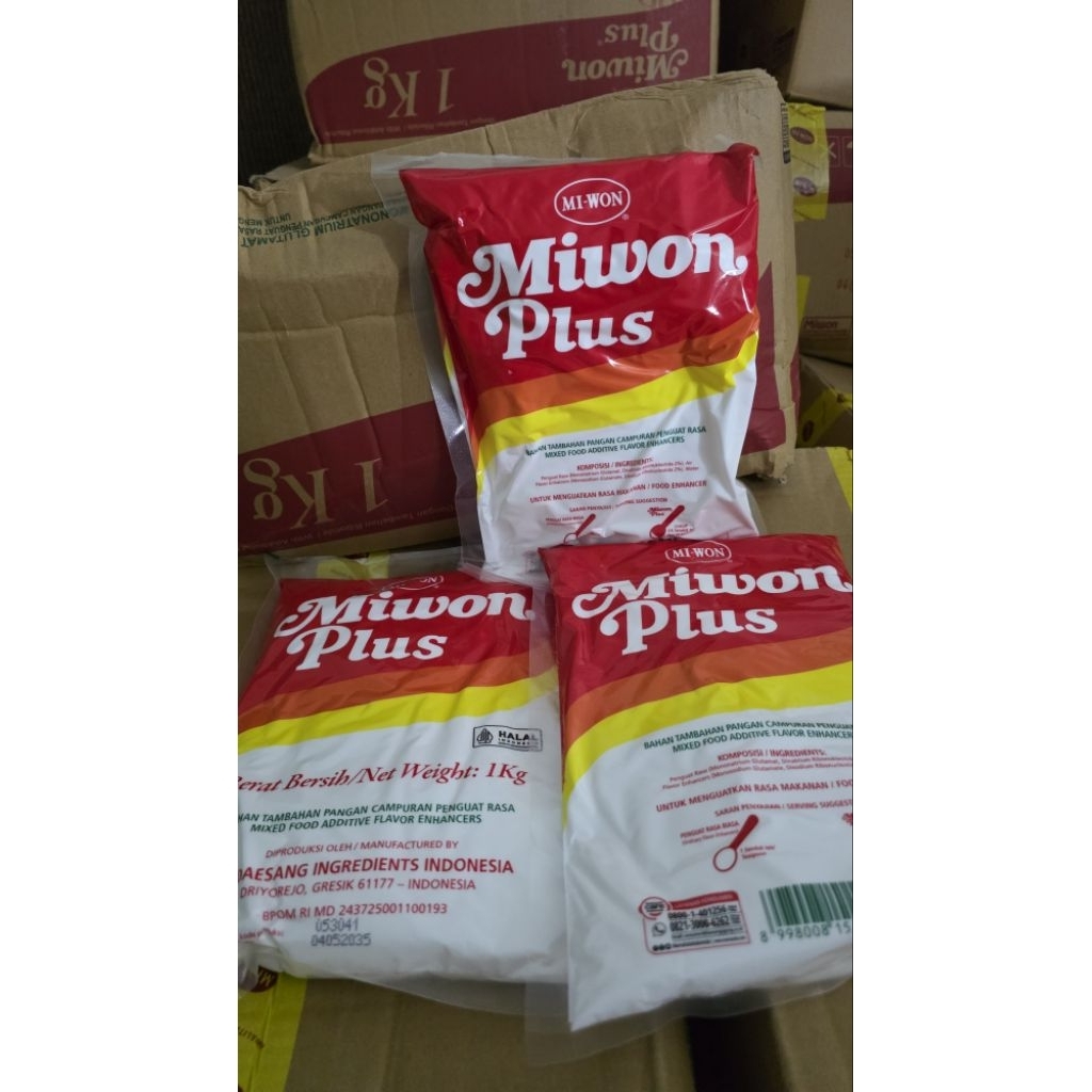 

Miwon plus 1kg/Bumbu Penyedap Miwon Plus/MSG Plus 1KG
