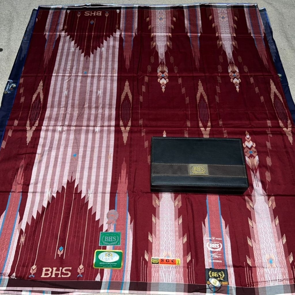 Sarung BHS Spunsilk SGC Gold Lawas Full Sutra Spunsilk 210 Jahitan Tengah ATBM Limited