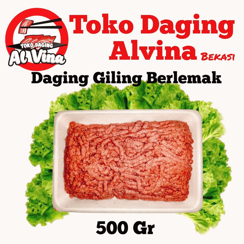 

Daging Giling Sapi Berlemak/Reguler 500gr-Toko Daging Alvina