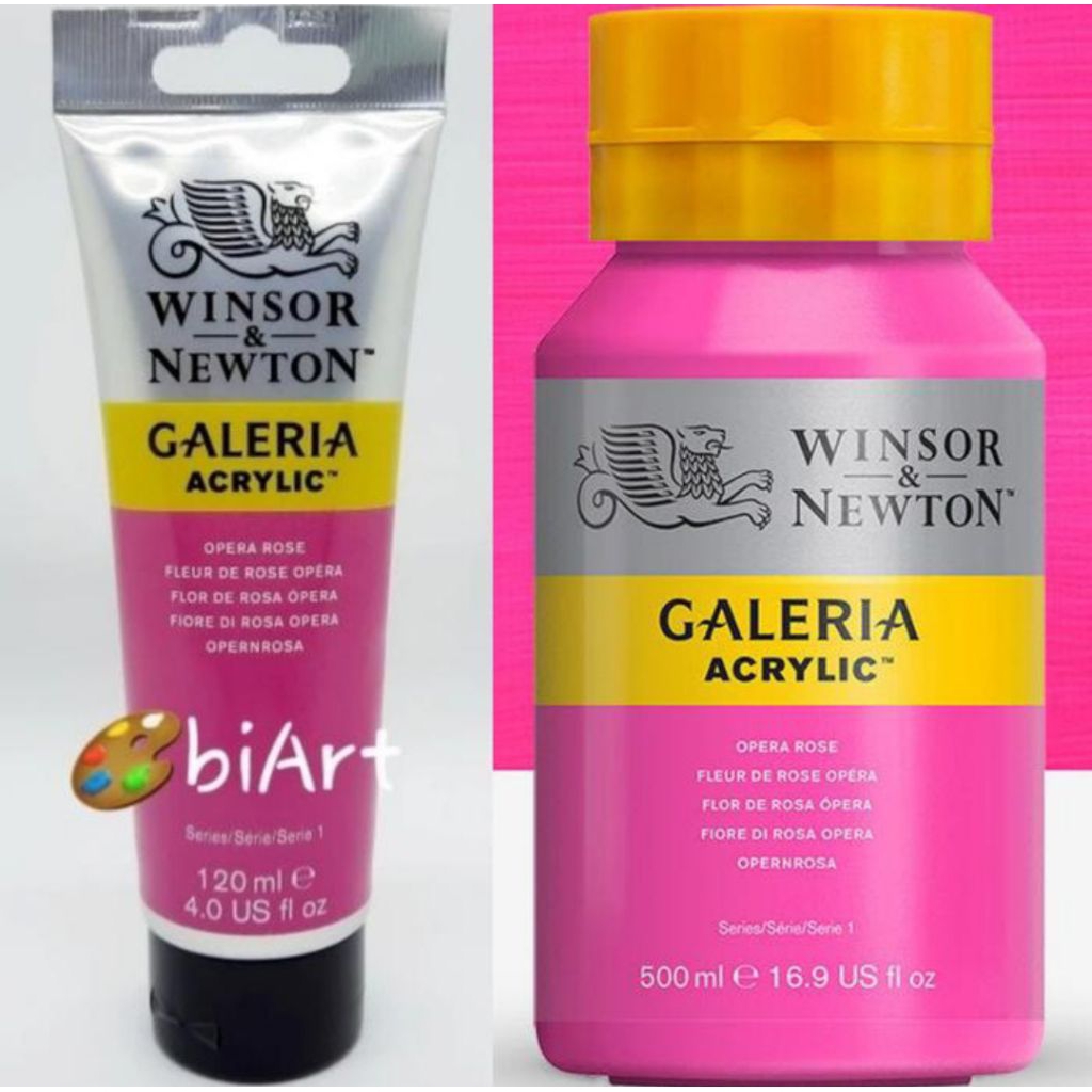 

Cat Akrilik Galeria Acrylic Colour 500ml / 120ml Opera Rose Winsor & Newton