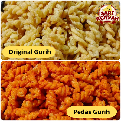 

Makaroni Spiral Ulir Bantet 250 Gram / Cemilan Snack - Sari Renyah