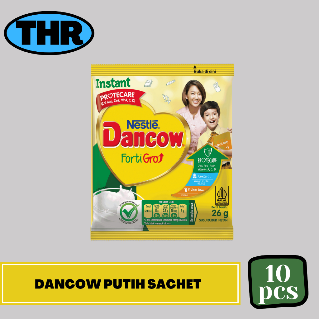 

Dancow FortiGro Instant Putih Sachet 26gr 1 Renceng isi 10pcs