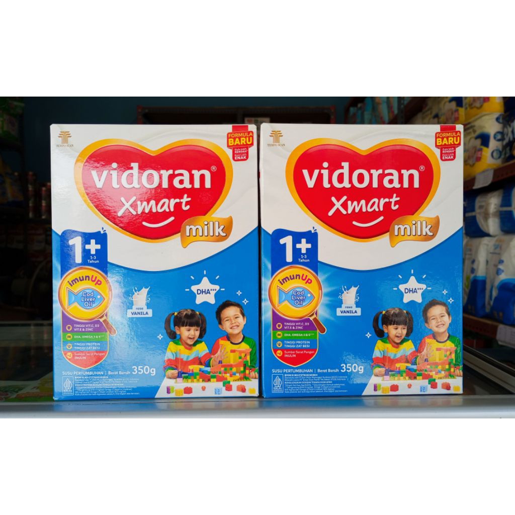 

Vidoran Xsmart Milk 1+ Rasa Vanila netto 350 gram