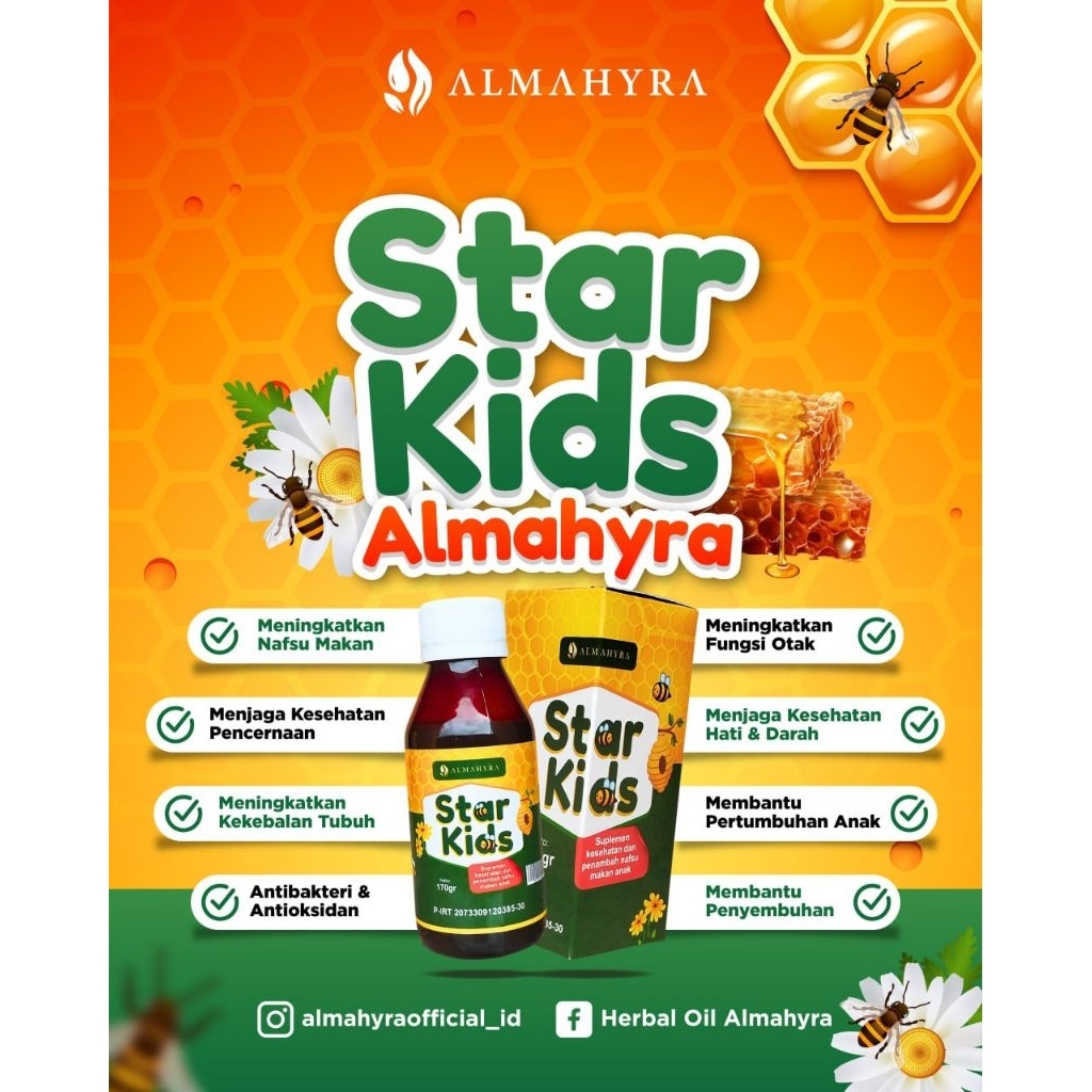 

MADU ANAK STAR KIDS MENINGKATKAN NAFSU MAKAN DAN IMMUNITAS