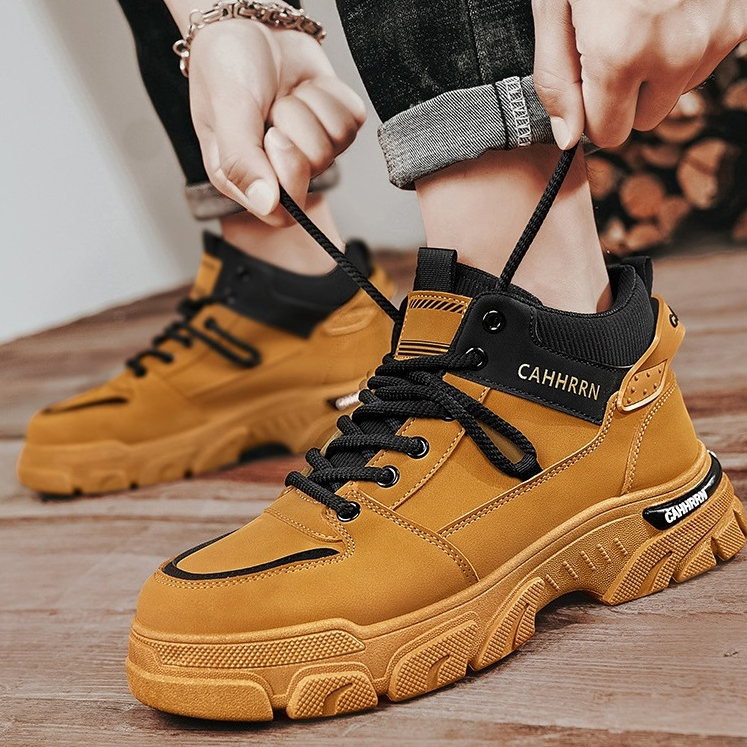 ORIGINAL TBIG CAVERN SEPATU BOOT PRIA ANKLE BOOT IMPORT KERJA SANTAI SEPATU PRIA IMPORT LS01