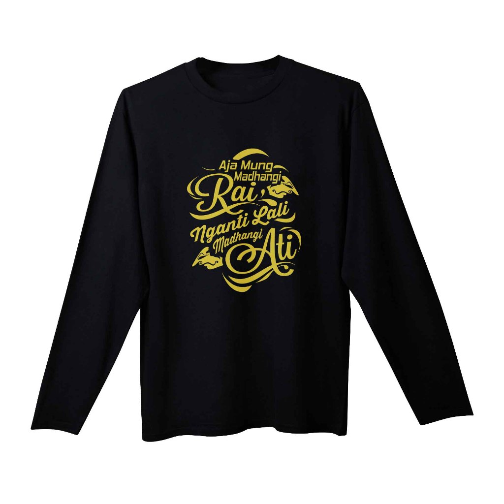 Kaos Pria KUOT JAWA Lengan Panjang Dewasa Baju Atasan Unisex PakeKaos