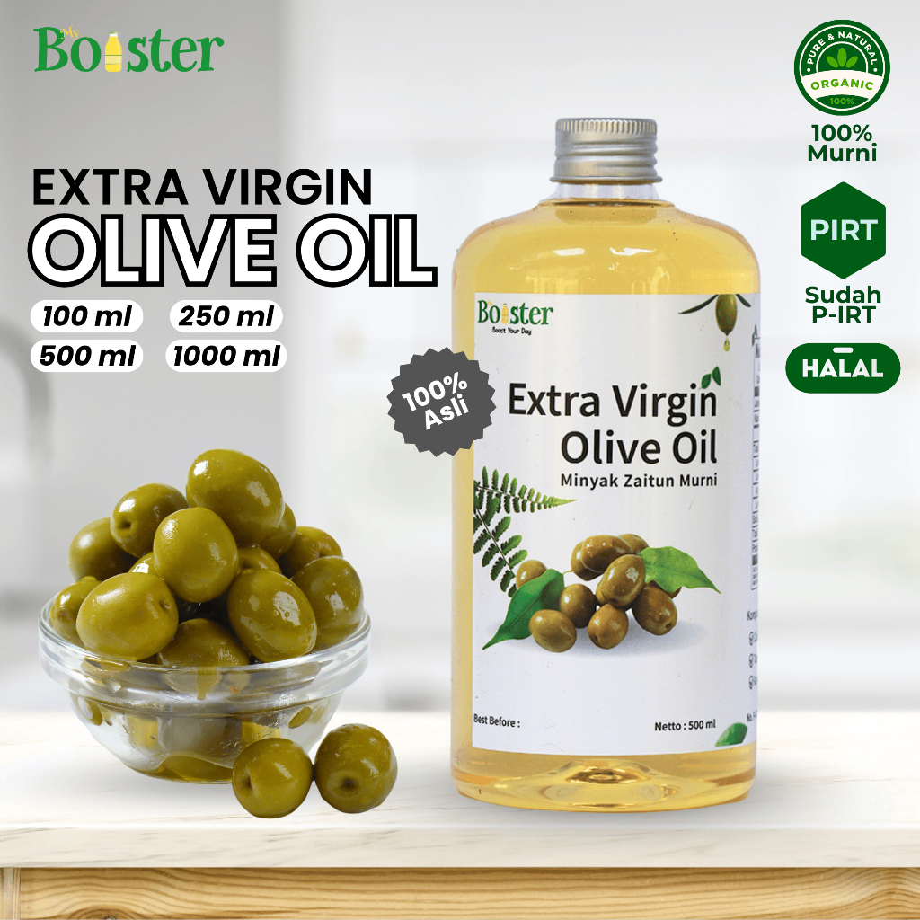 

MYBOOSTER EXTRA VIRGIN OLIVE OIL PREMIUM ASLI EVOO MINYAK ZAITUN MURNI 100% ASLI