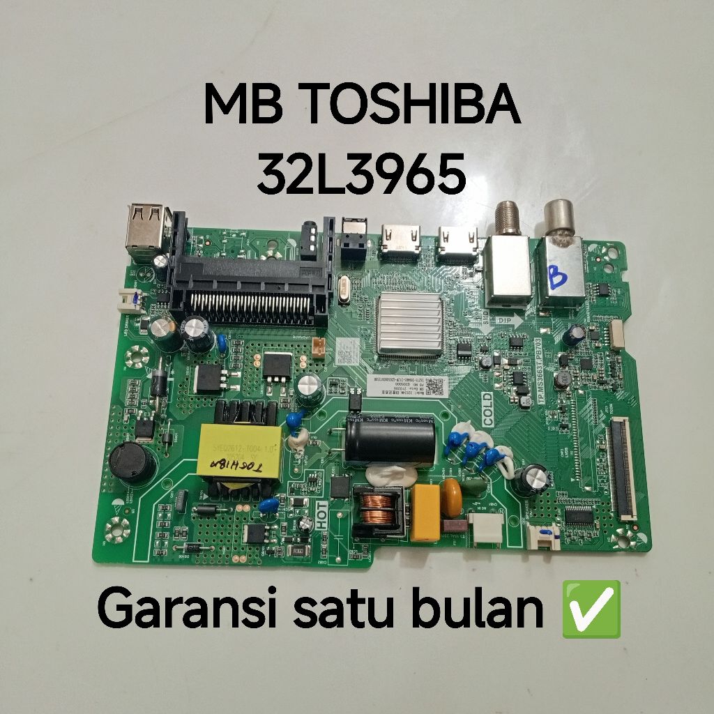 MB TV TOSHIBA 32L3965 MAINBOARD-MOTHERBOARD-MOBO-MODUL TV TOSHIBA 32L3965