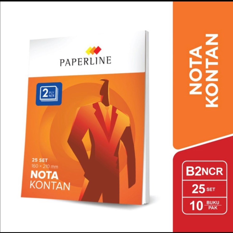 

Paperline Nota Kontan 2 Ply Besar B2 Isi 25 Lembar