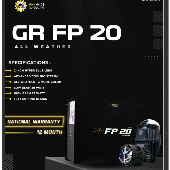 BEEBOT FOGLAMP PROJECTOR - GR FP 20I