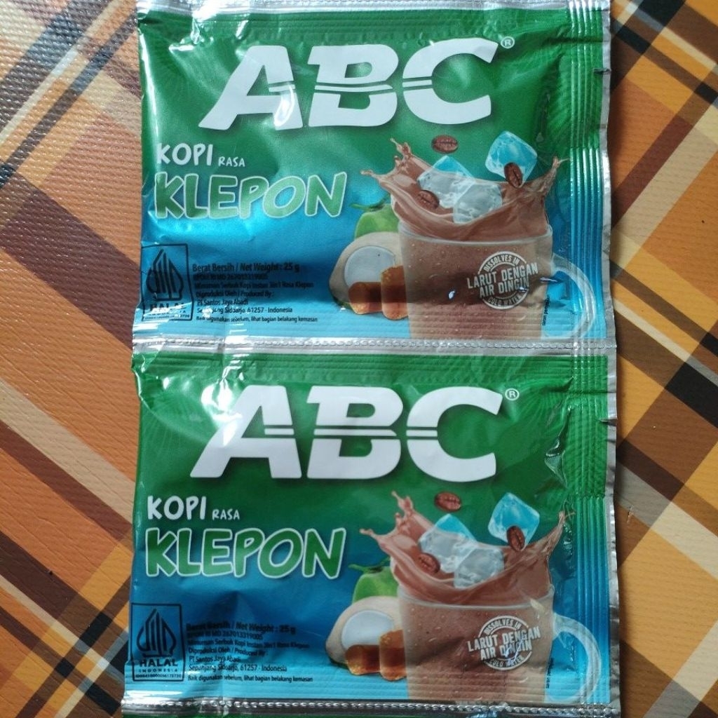 

ABC Kopi Rasa Klepon 1 renteng renceng isi 10 Sachet