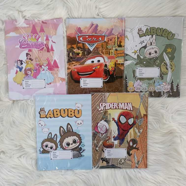 

Sampul Buku Fancy Sampul Buku Karakter Kwarto 10 Pcs YB-01068