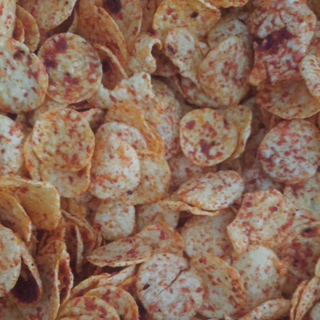 

Kerupuk opak pedas asin