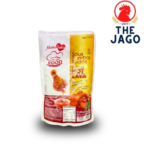 

Mamasuka Delisaos Hot Lava 1kg - Mie Instan Ekstra Pedas Level 10!