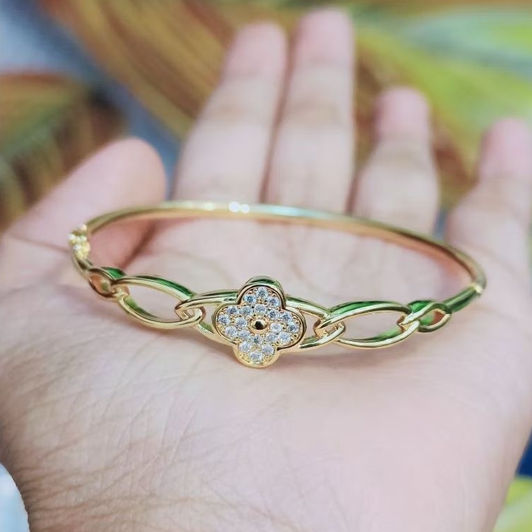 gelang bangle lapis emas gold premium model simple